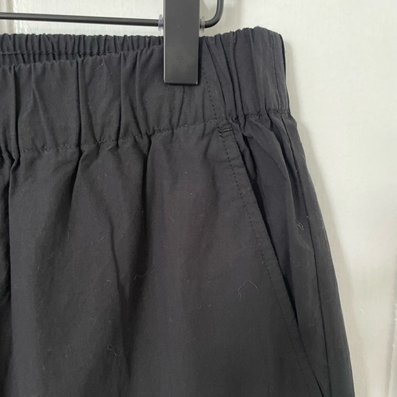 Eileen Fisher Washed Organic Cotton Poplin Wide-Leg Pant - Picture 7 of 9